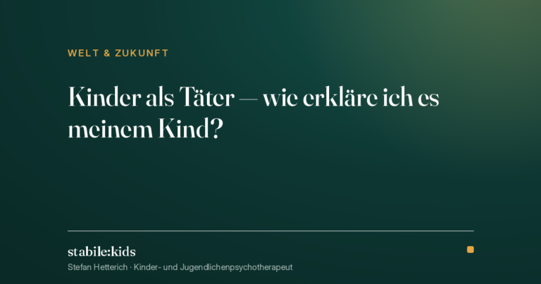 Kinder als Täter