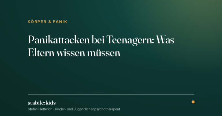 Panikattacken Teenager