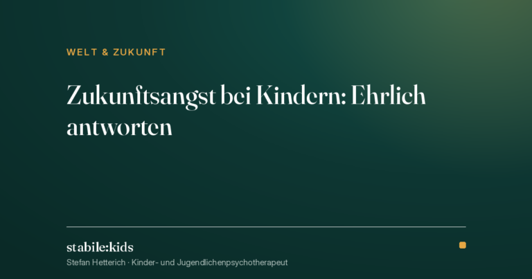 Zukunftsangst Kinder